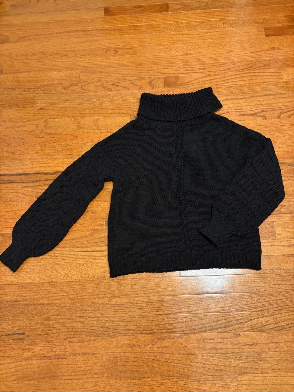 Wonderly | Black Turtleneck Sweater - Women's Cozy Knit size M